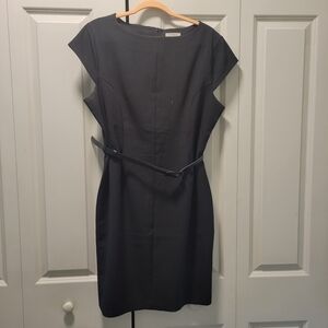 H&M Black Mini Dress with Belt